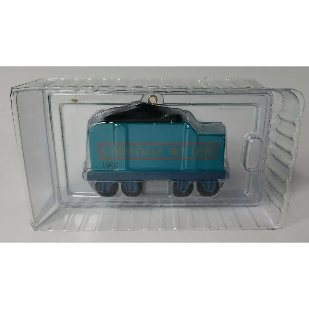 1992 Hallmark Christmas Sky Line‎ Coal Car Ornament U26